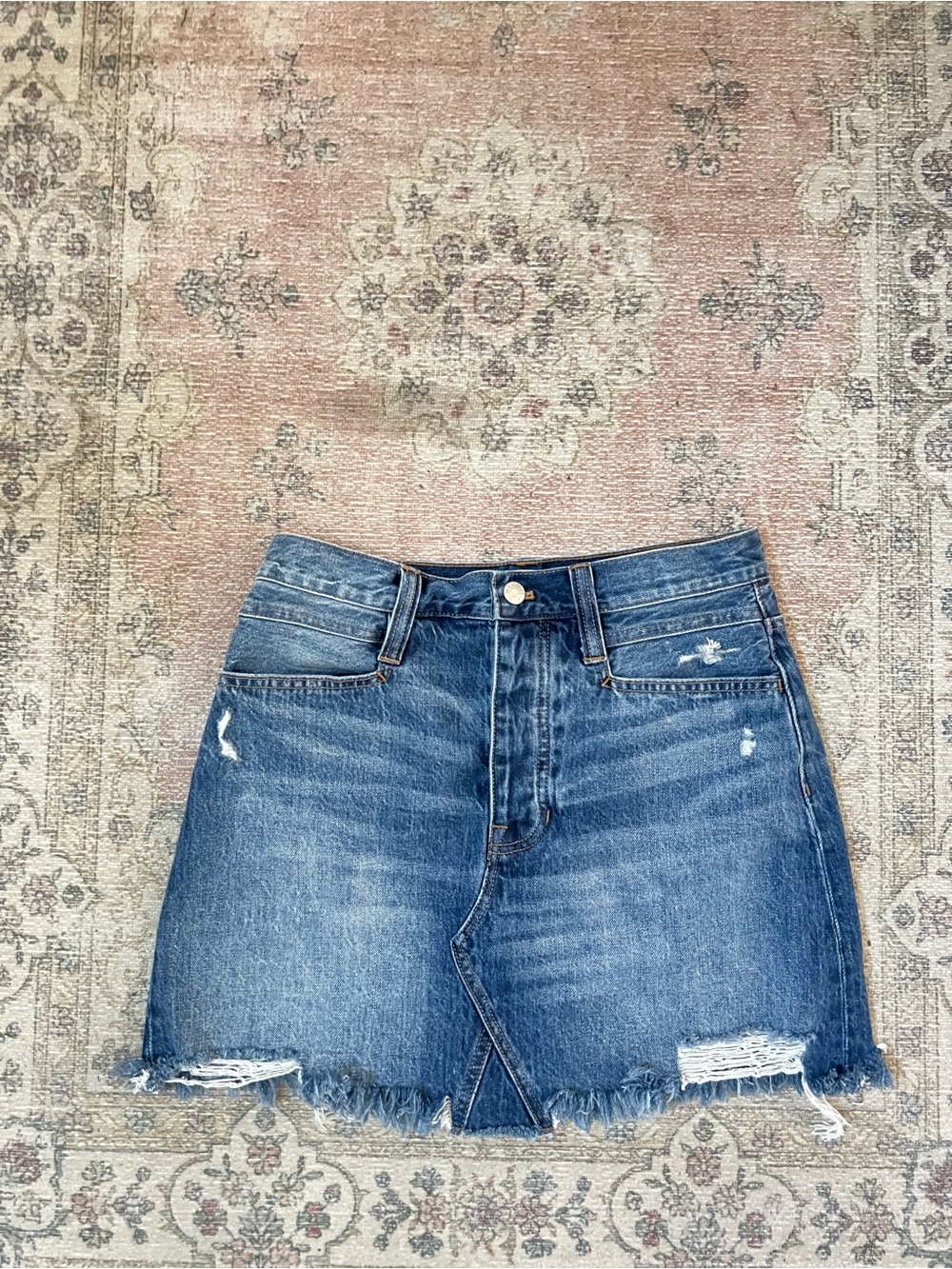 Madewell denim skirt